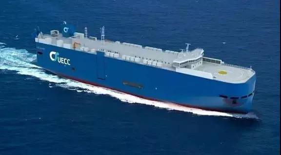 世界首艘LNG雙燃料+電池混合動力汽車運輸船